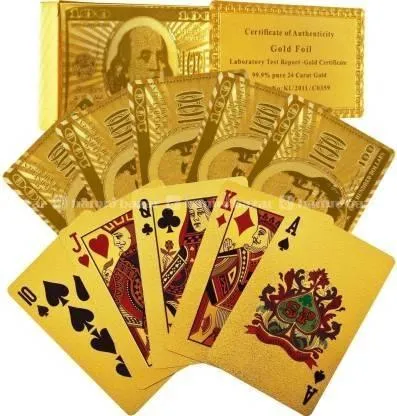 24K Golden Cards (Waterproof)