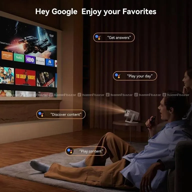 Wanbo Vali1 Smart Projector with WiFi &  Bluetooth 4
