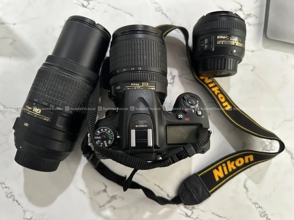 NIkon D7100 with 3 Lens, Bag, Tripod, SD Card  1