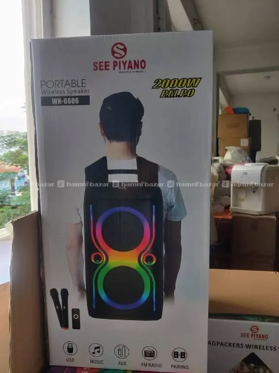 Party Bluetooth Speakers WN-6606 wireless speaker 3