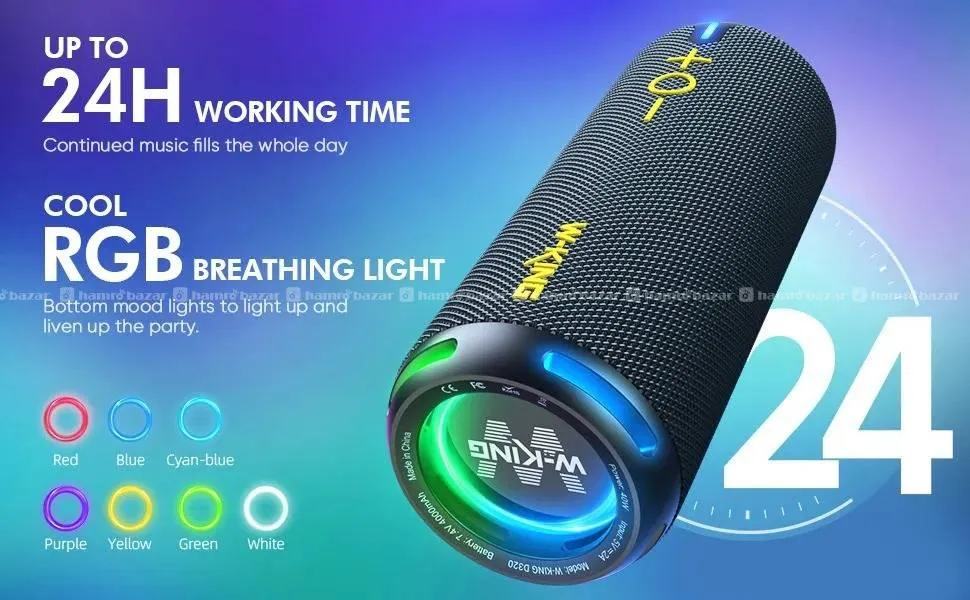 Wireless Bluetooth Speakers W-KING D320 portable 2