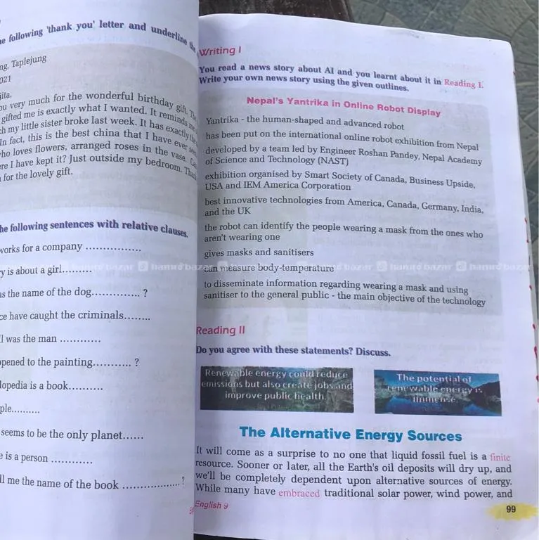 Class-9 English Government Book 4