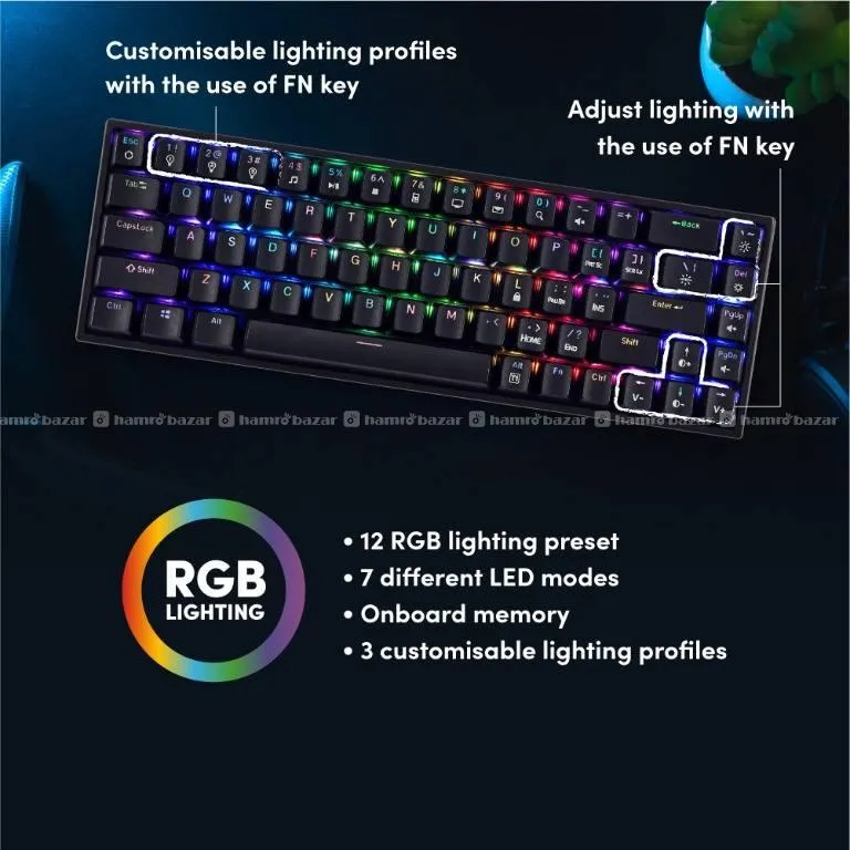 Prolink Mechanical Gaming Keyboard GK-6002M 5