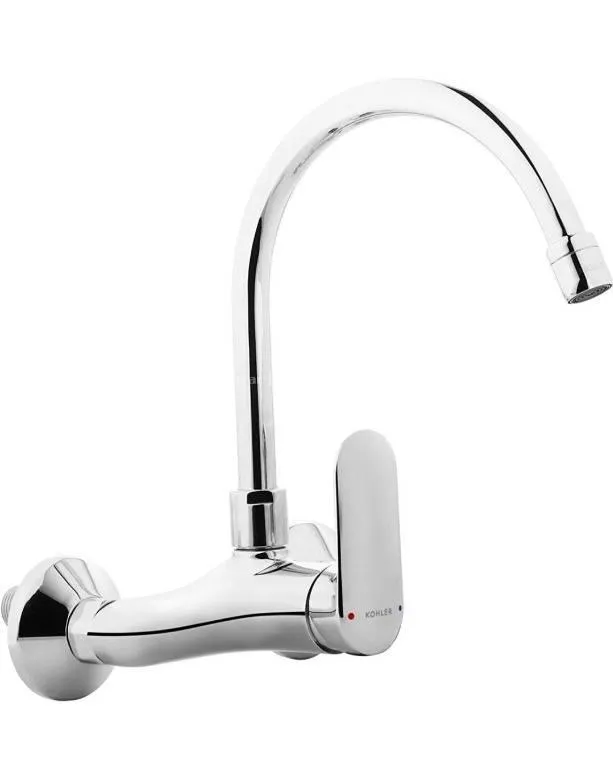 Kohler Kumin Wall Mount Sink Tap Hot and Cold 2