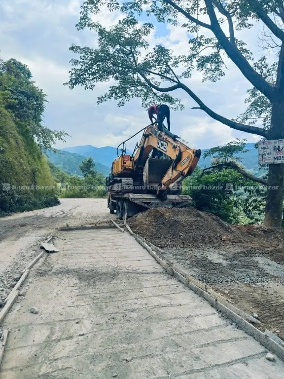 Excavator on rent