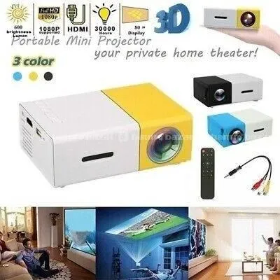 YG-300 Mini Portable Projector Multicolor