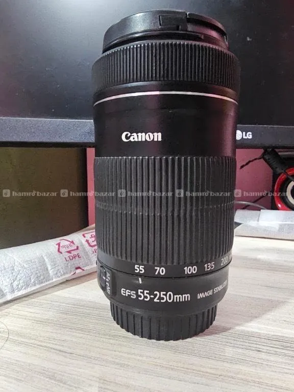純正入荷 Canon ZOOM LENS EF -S 55-250mm 1: 4 -5.6 IS 【公式通販】