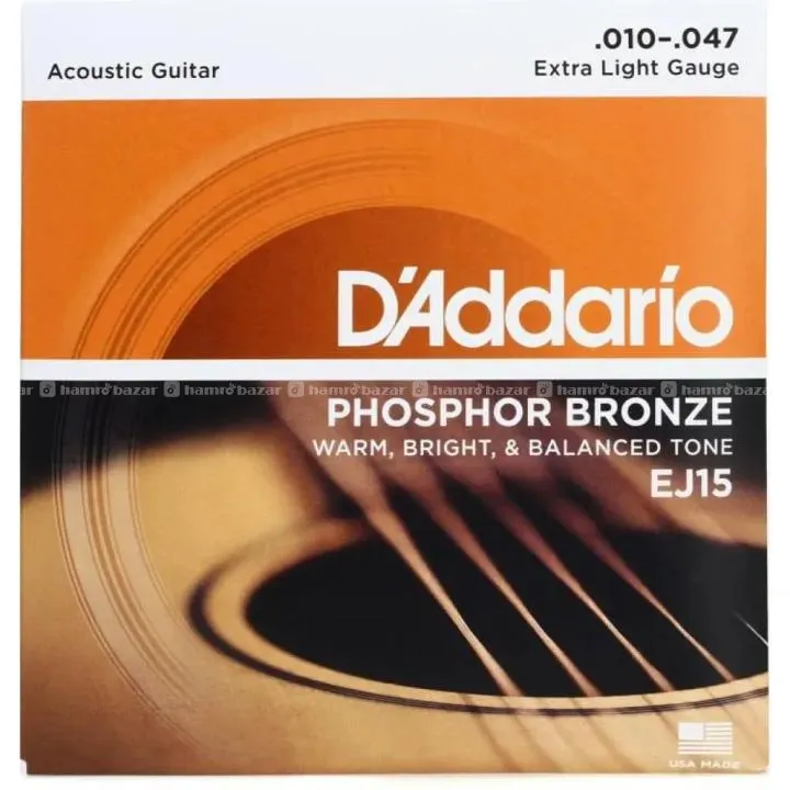 D'Addario Ej15 Acoustic Guitar Strings