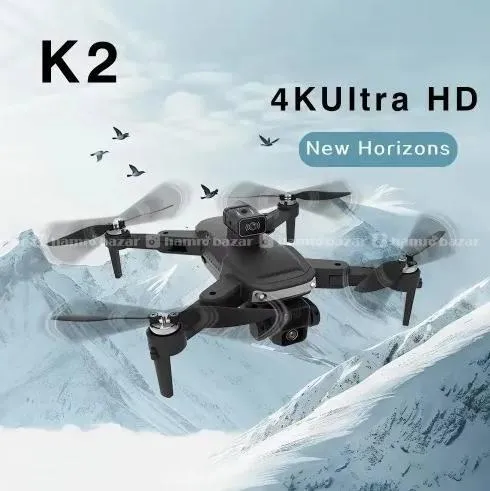 K2 4K HD Foldable Drone With Remote Control 3