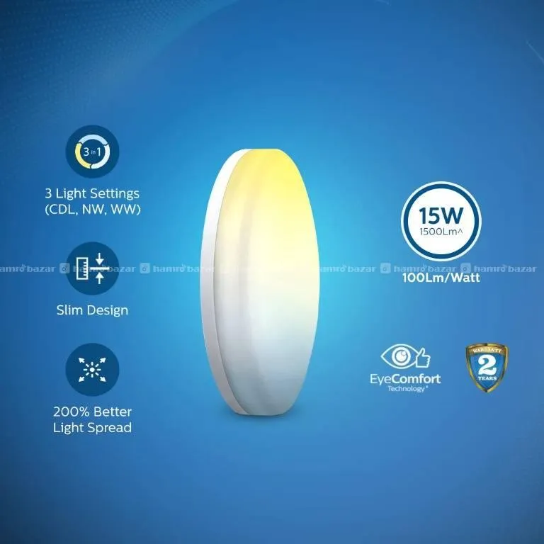 PHILIPS FullGlow 15W Round LED Surface Downlighter 4