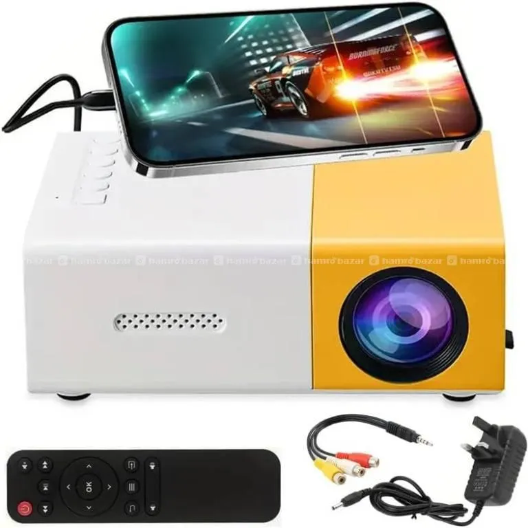 Mini Home Theater Projector, Portable Stylish LED