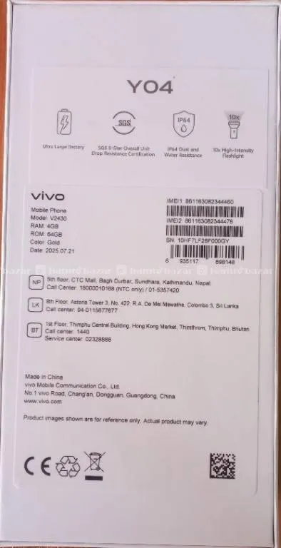 Vivo Y04  4GB RAM/128GB internal storage 2