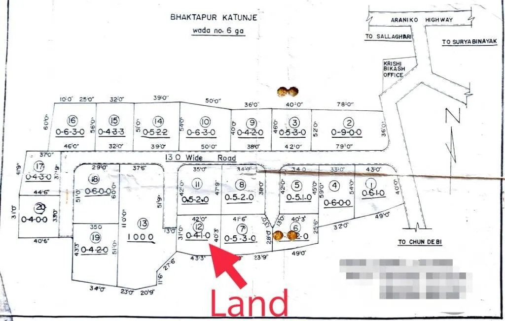 4 Aana Land for Sale – Chundevi Katunje Bhaktapur 3