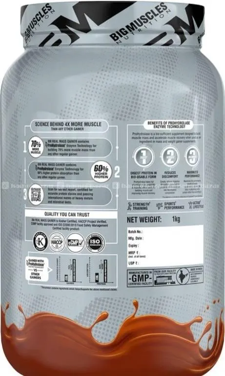 Real Mass Gainer 1 kg flavoured. 5