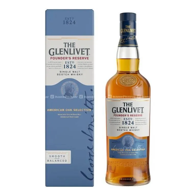 THE GLENLIVET Single Malt S.Whiskey - 1L (D. Free) 2