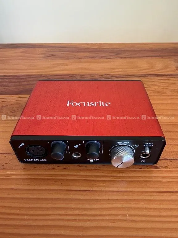 Focusrite Scarlett Solo 2nd Gen Audio Interface for Rs.15000 - Hamrobazar