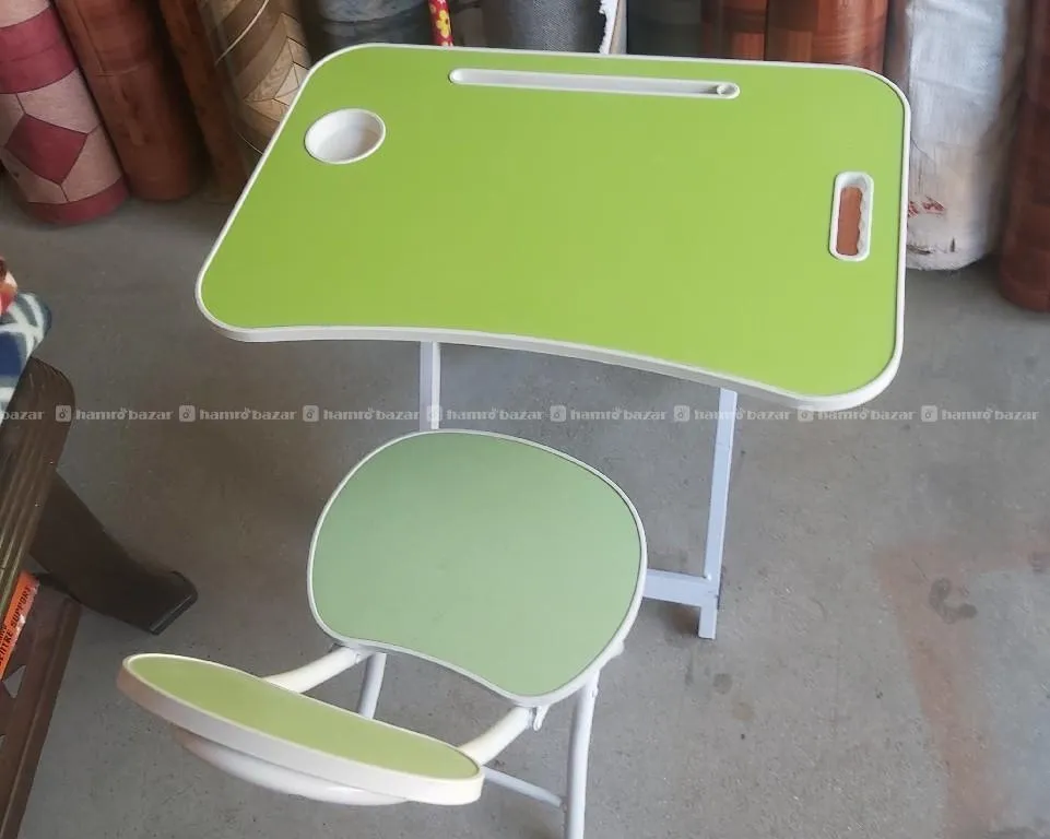 folding Kids study table set 2