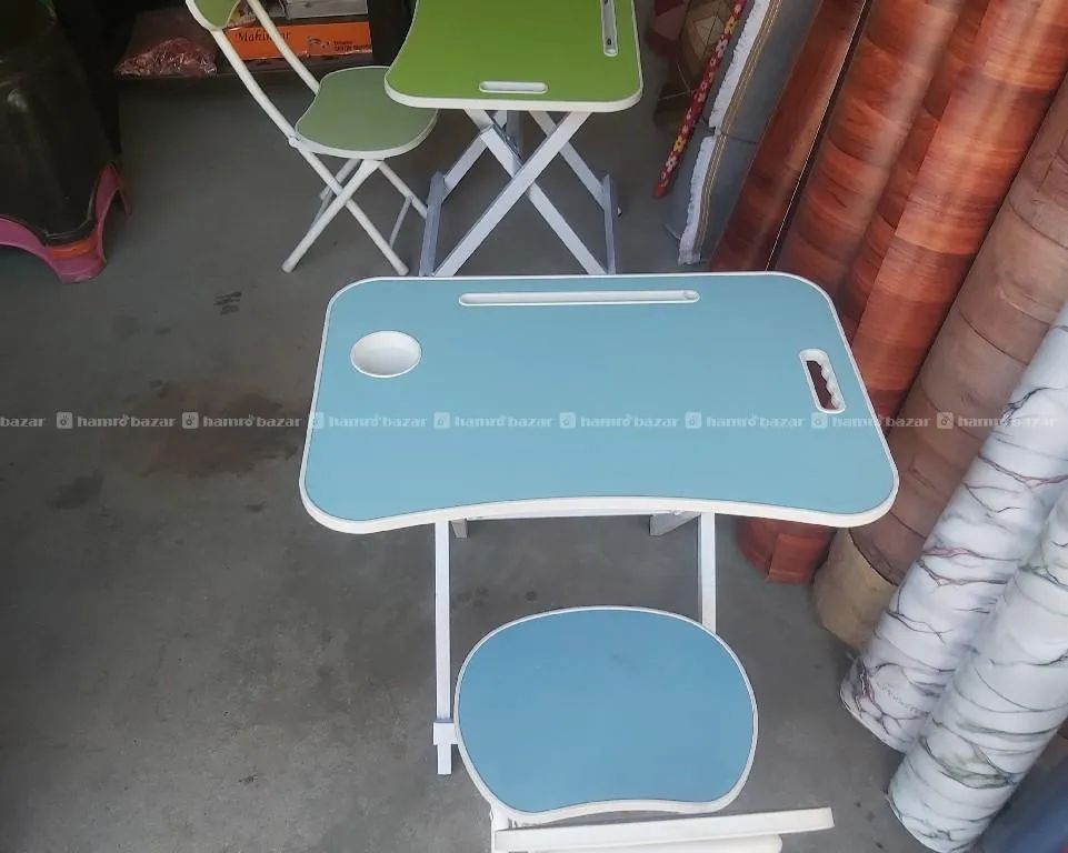folding Kids study table set 1