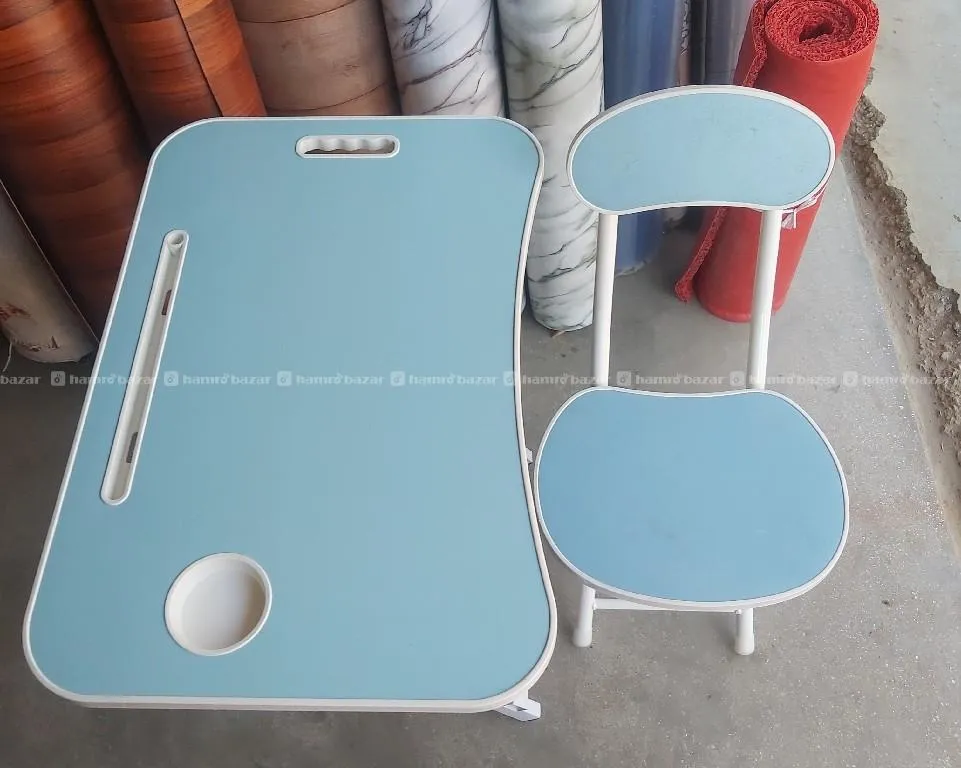 folding Kids study table set 3