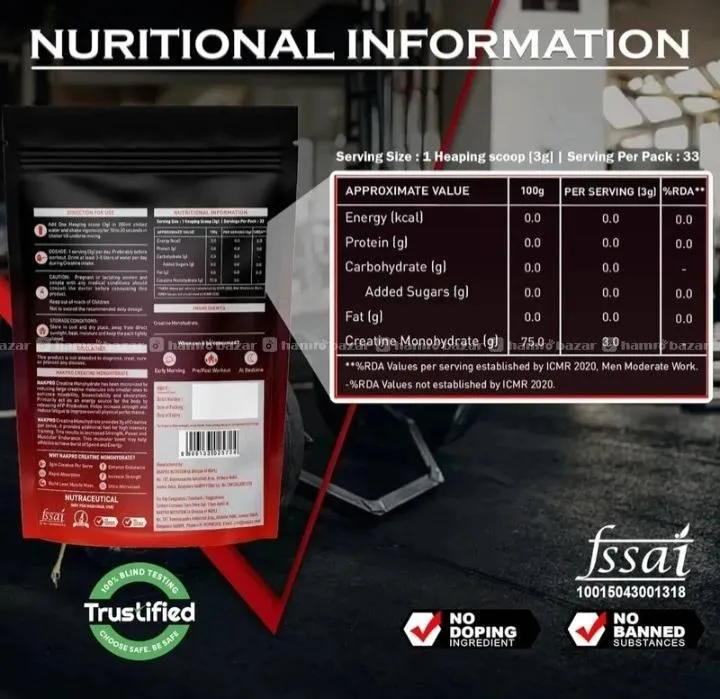 Nakpro Impact Whey Protein & Creatine Monohydrate. 2