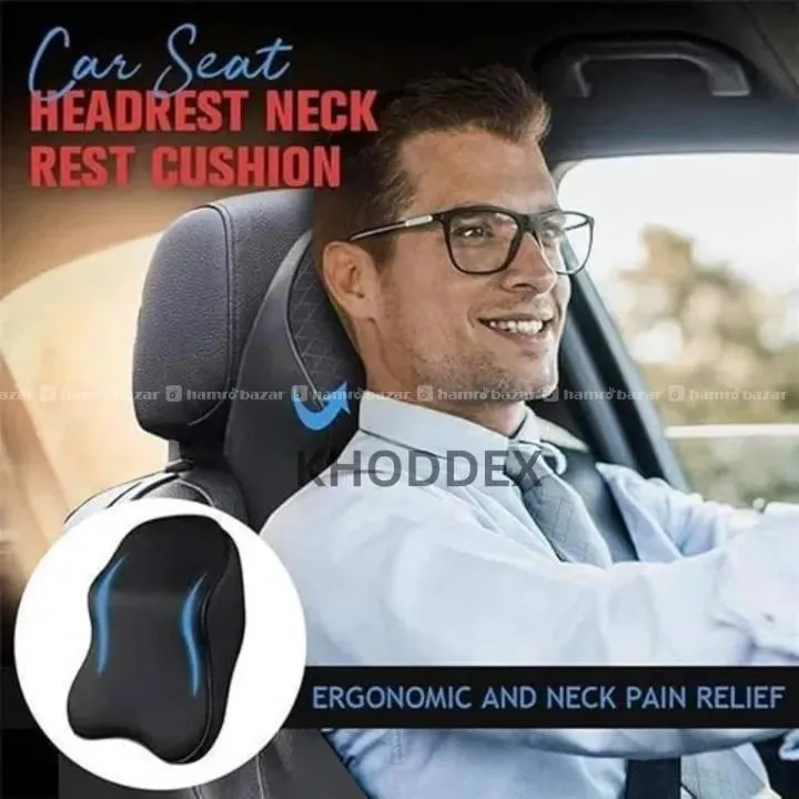 Car Seat Headrest Neck Rest Cushion – 100% Memory 2