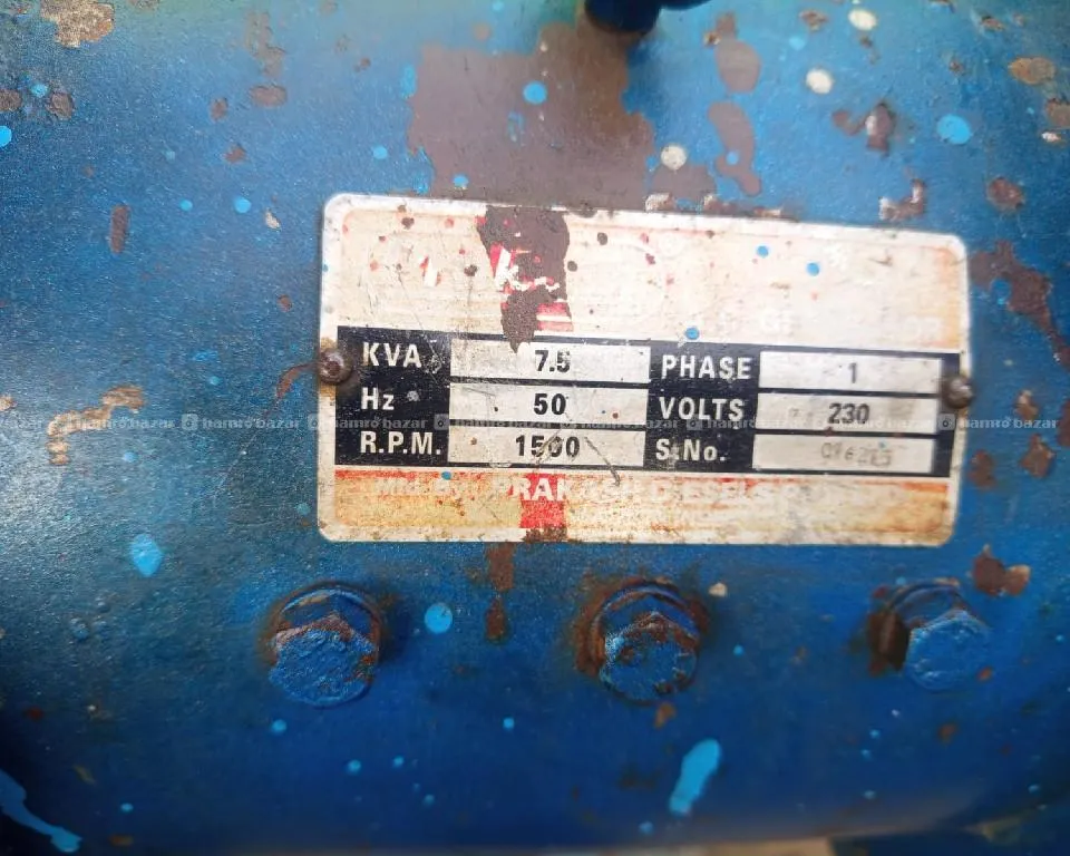 7.5 kva Prakash Pump set Generator 2