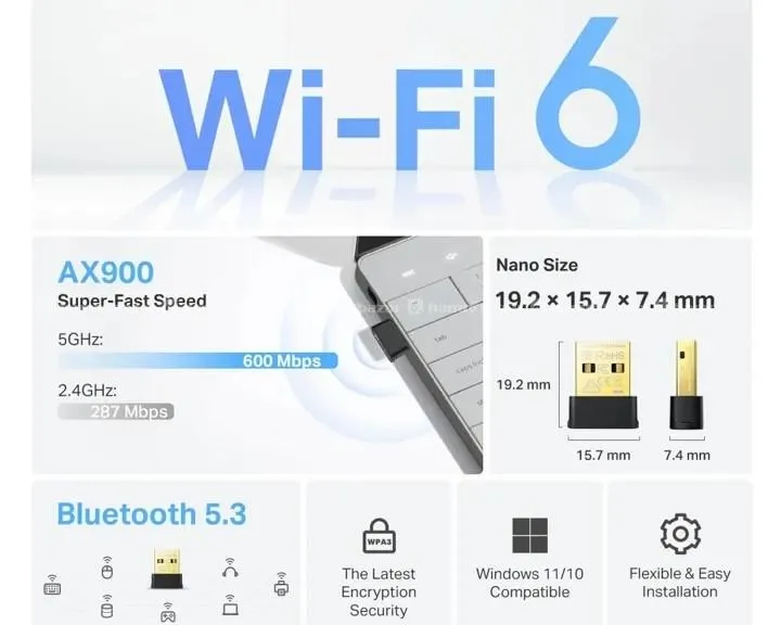 TP-Link Archer TX10UB Nano Bluetooth & Wi-Fi Adapt 2