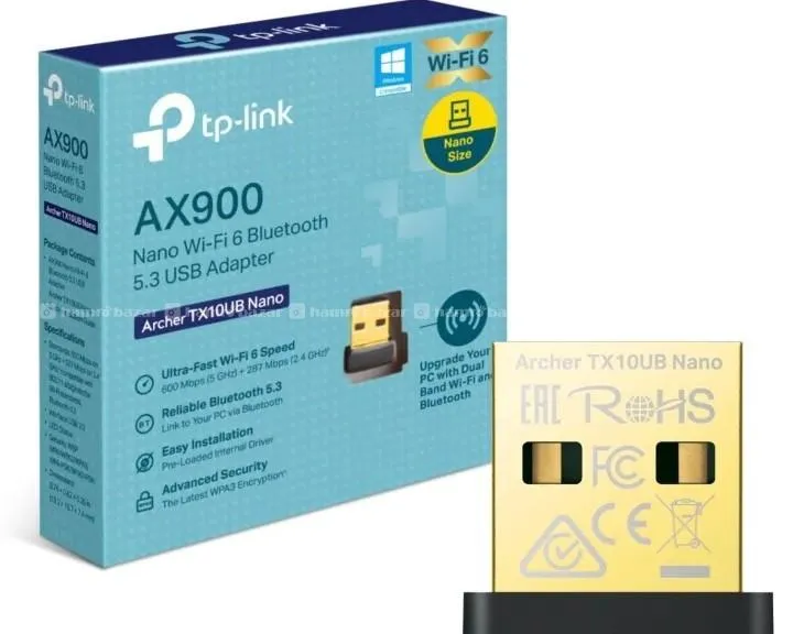 TP-Link Archer TX10UB Nano Bluetooth & Wi-Fi Adapt 1
