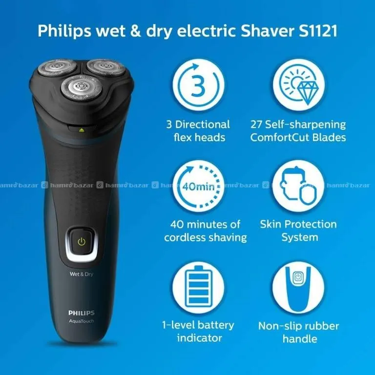 Philips Wet/DRY Electric Shaver S1121