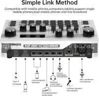 Professional Digital Mixer X7, USB Sound Interface 2