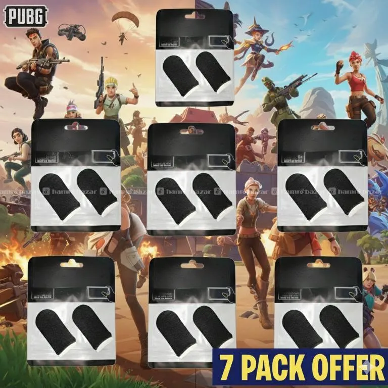 5 Gaming Finger Gloves with 2 Gloves Free