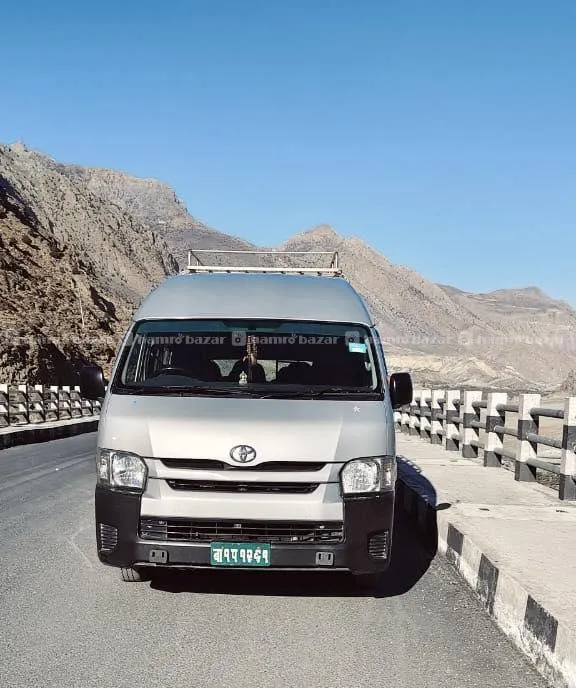 Luxury Toyota Hiace Rental Service for Muktinath.