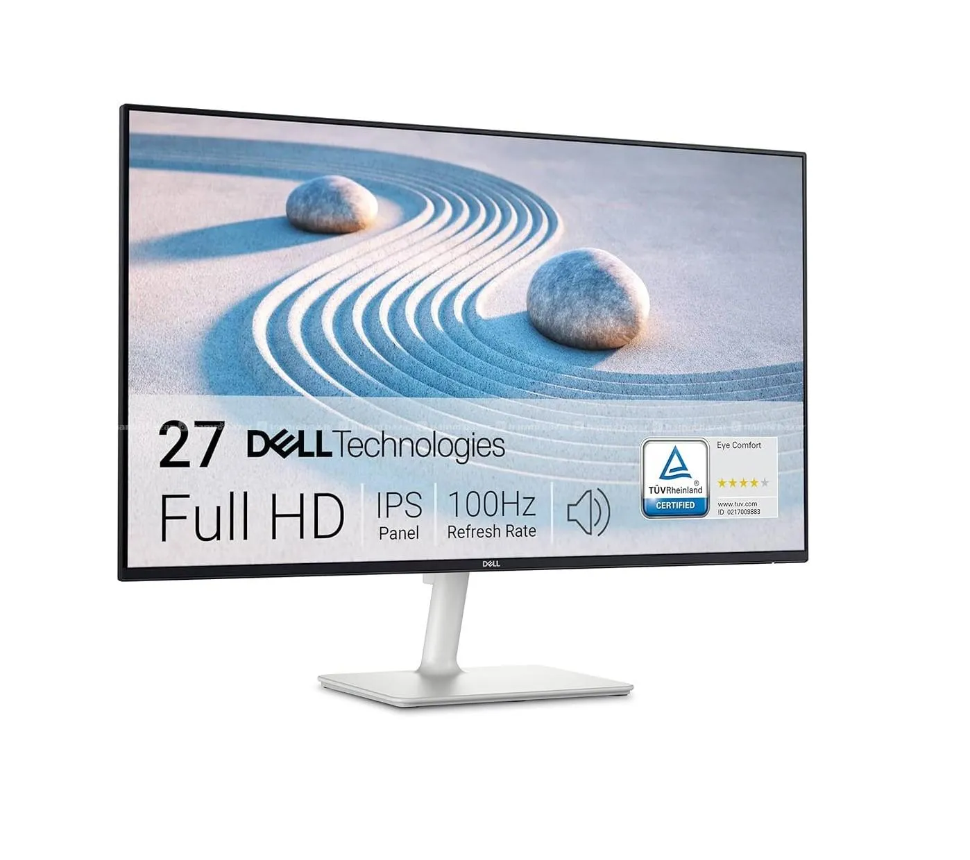Dell 27 Inch Monitor Full HD 100Hz Speakers S2725H 1