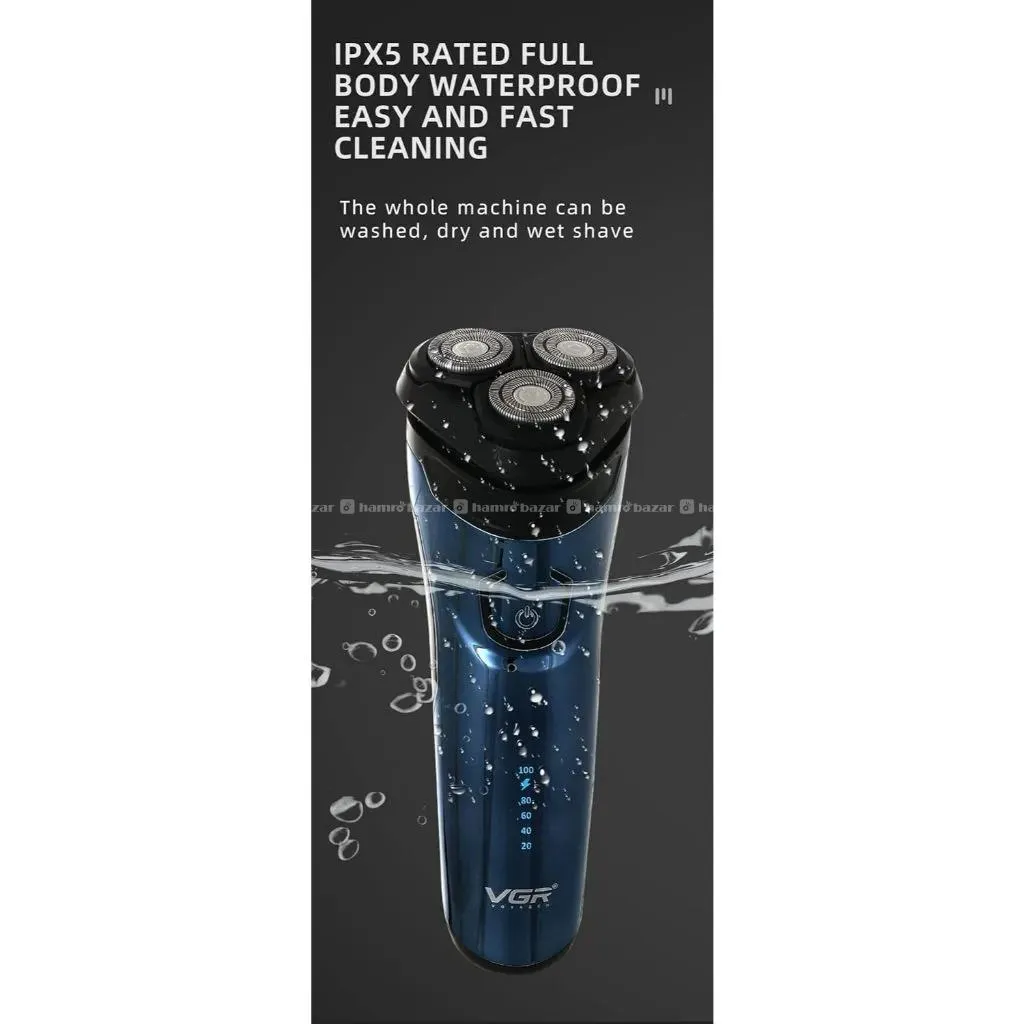 VGR V-322 THREE HEAD ROTARY SHAVER MENS TRIMMERS 2