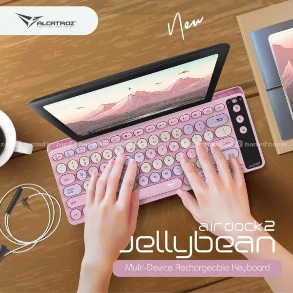 Alcatroz Jellybean AirDock 2 Rechargable Keyboard 6