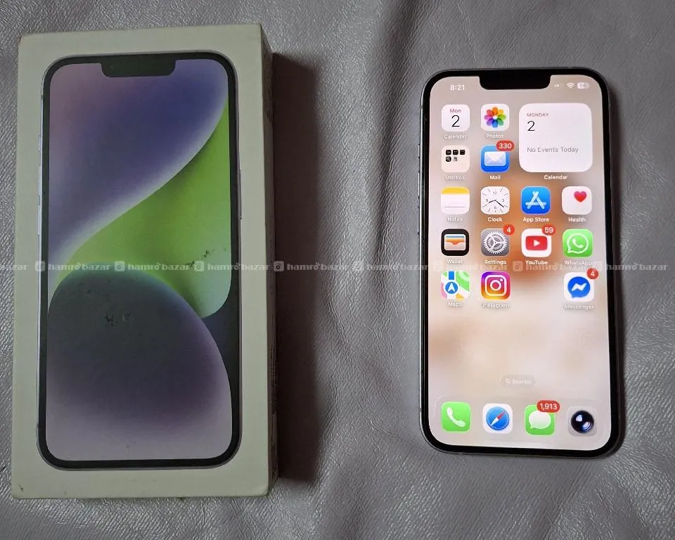 iphone 14 , 128gb with box, in excellent condition