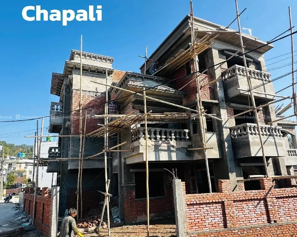 Brand New Semi Bunglow House On Sale at Chapali