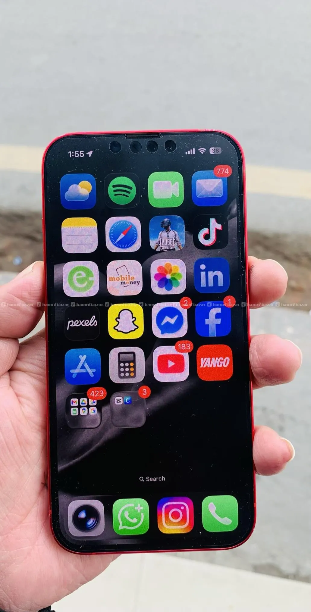 SASTO MA IPHONE 14 with 2500 Rs Anker brick & Cabl