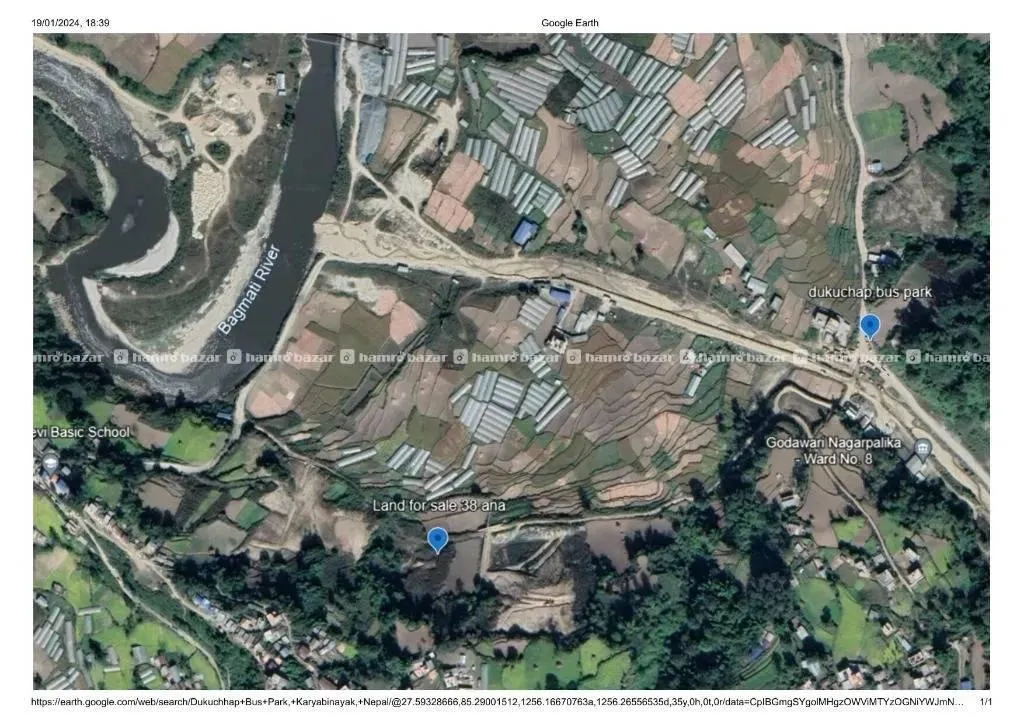 @9.80 lakhs/anna land -20 feet road in Dukuchap