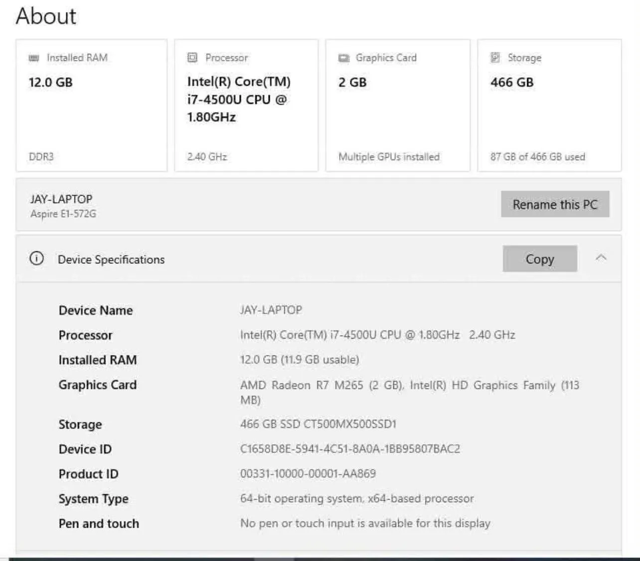 urgent acer laptop on sale