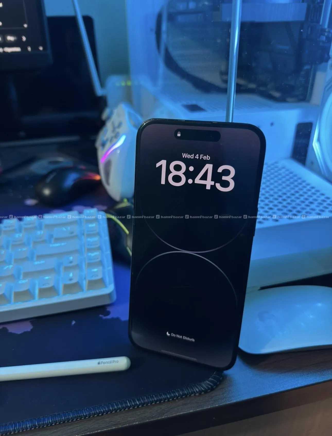 iPhone 14 pro max 256 gb 100% bh with box