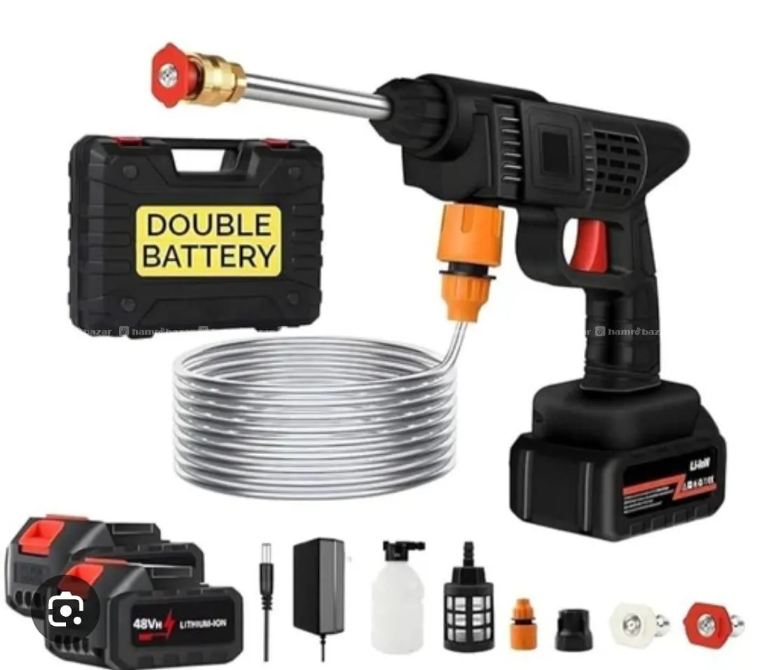Electric doublel batetry  Car and bike washer 1