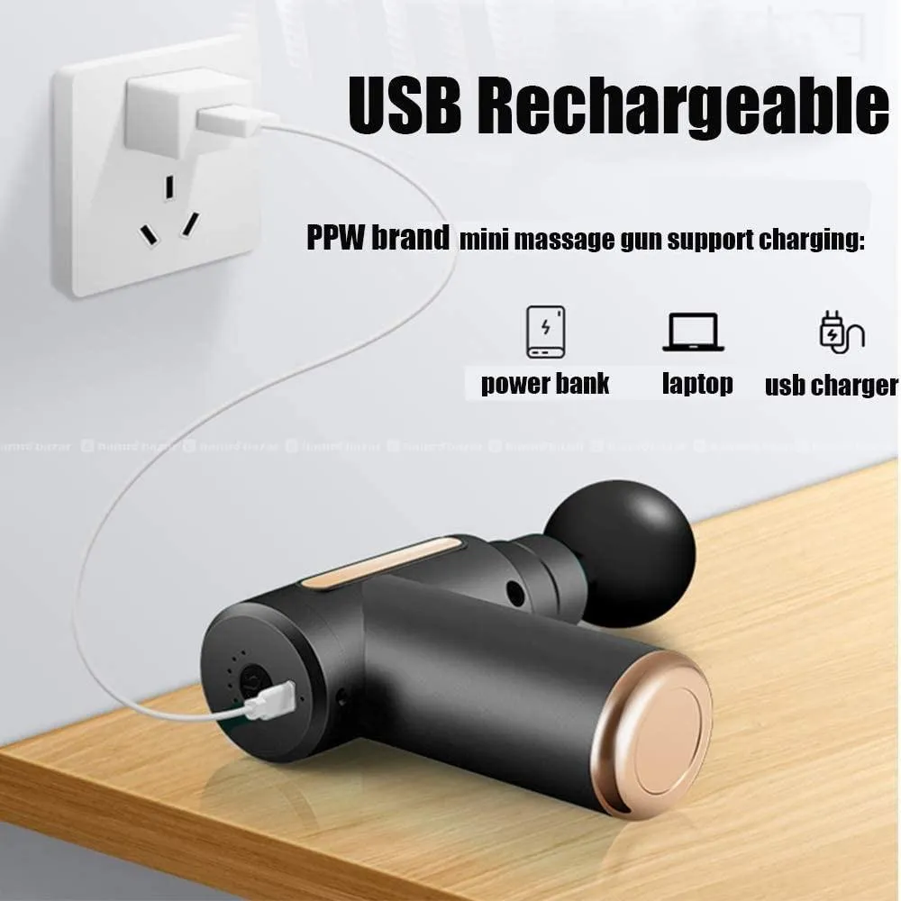 Mini Electric Massage Gun USB Rechargeable 5