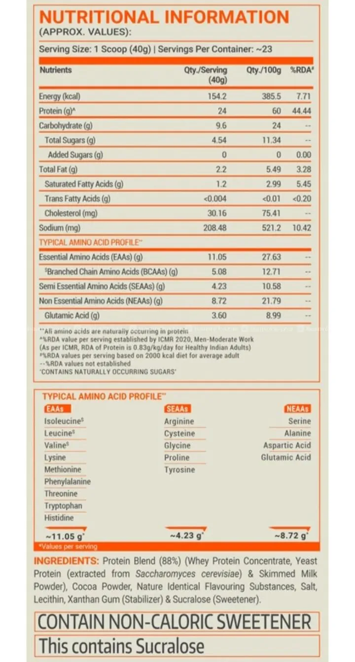 FuelOne Whey Protein 907g – Rich Chocolate Flavor 4