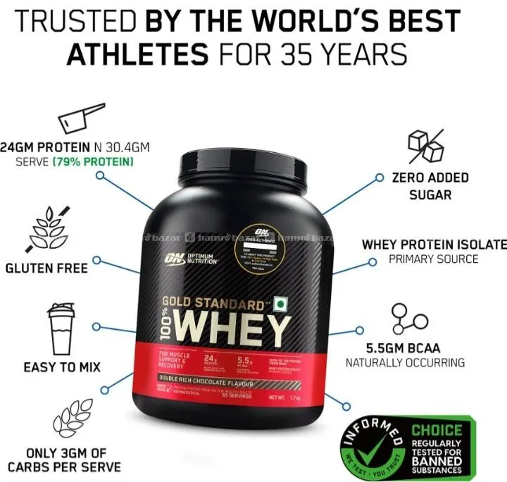 ON Gold Standard 100% WheyProtein + Creatinecombo. 7
