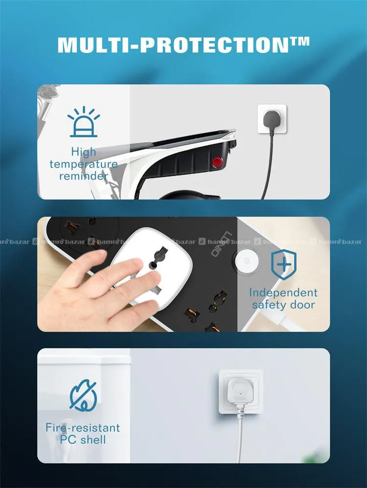 Tuya Wall Smart Socket  16A Works with Alexa 3