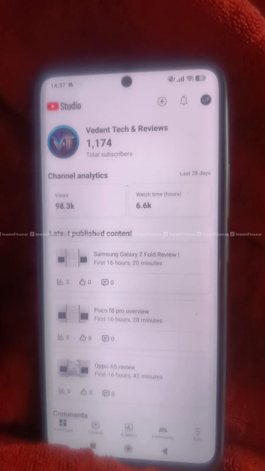 Fresh monetized 1k plus subs yt channel on sale