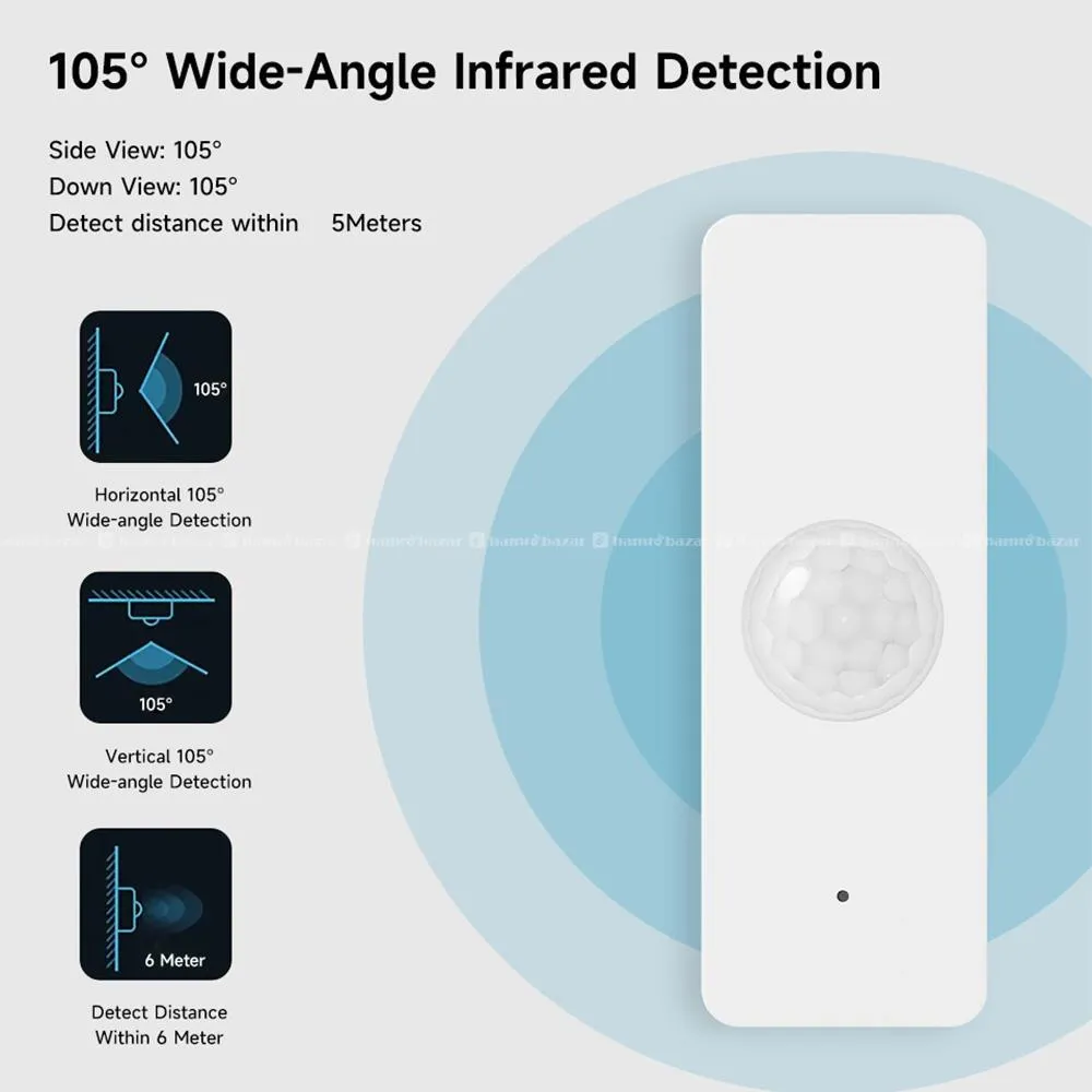 Smart WIFI PIR Motion Sensor Zibgee/Tuya Sensor 6