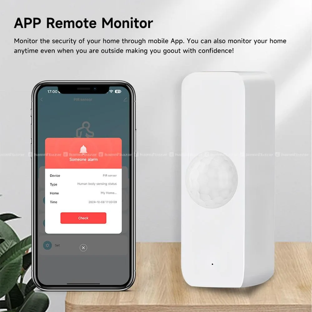 Smart WIFI PIR Motion Sensor Zibgee/Tuya Sensor 3