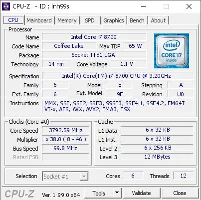 Intel Core i7-8700 8th Generation Processor for Rs.16500 - Hamrobazar